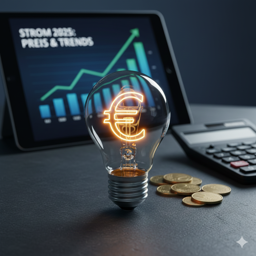 Grafik: Was kostet 1 kWh Strom 2025 in Österreich - Analyse von Struga