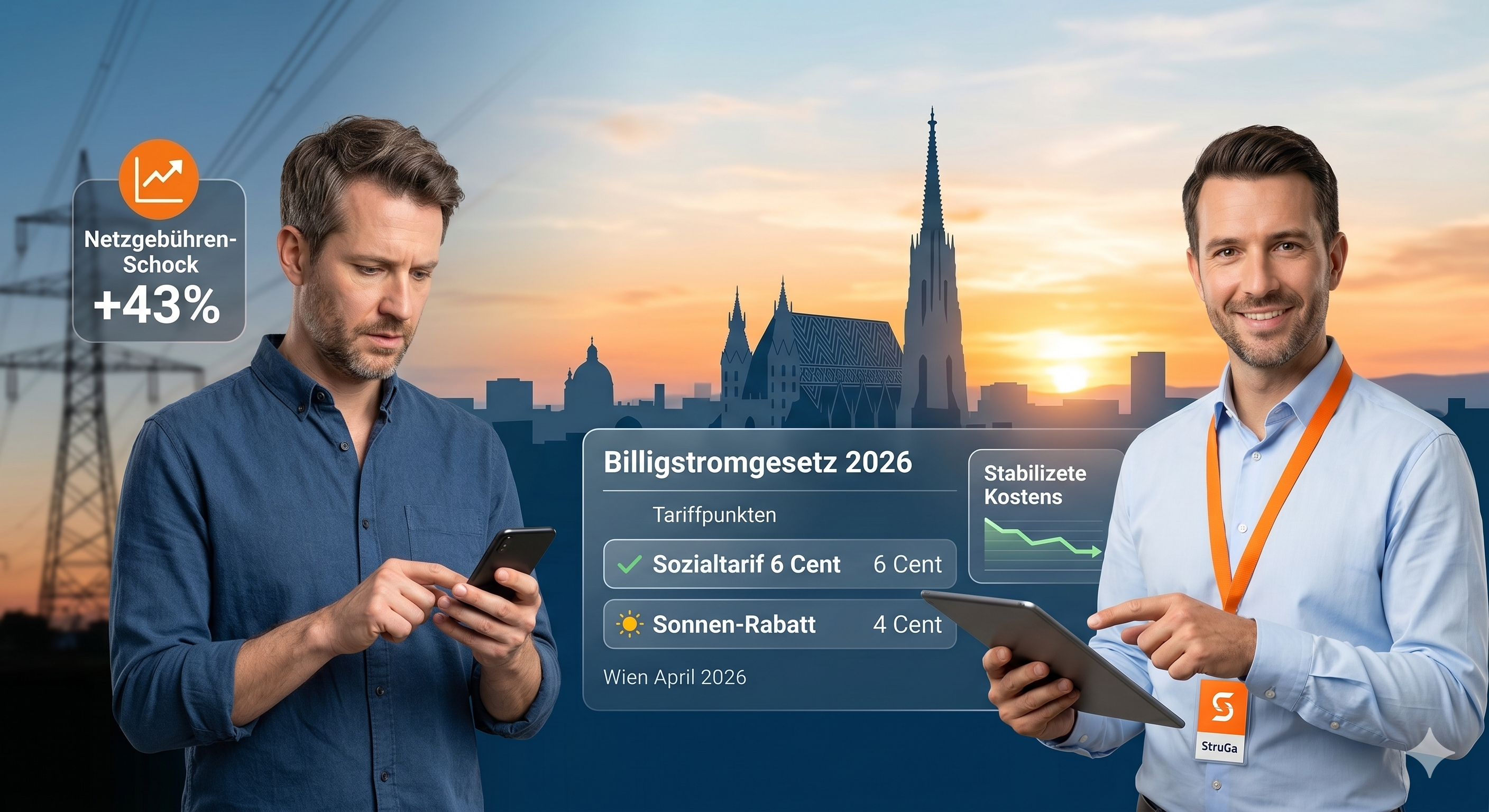 Energieberatung Wien durch StruGa Experten zur Tarifoptimierung