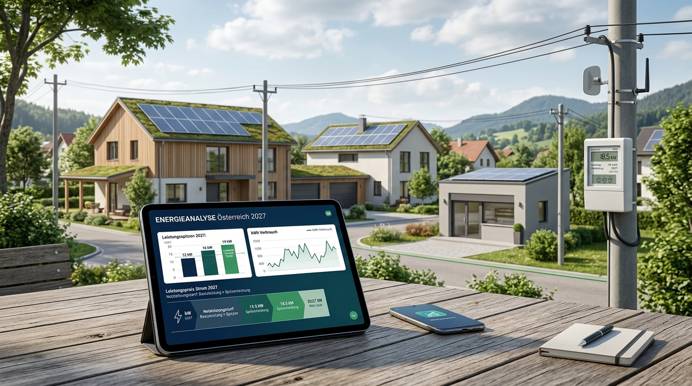 Leistungspreis Strom 2027 Österreich Leistungspreis Strom 2027 Österreich mit Smart Meter und moderner Energieversorgung