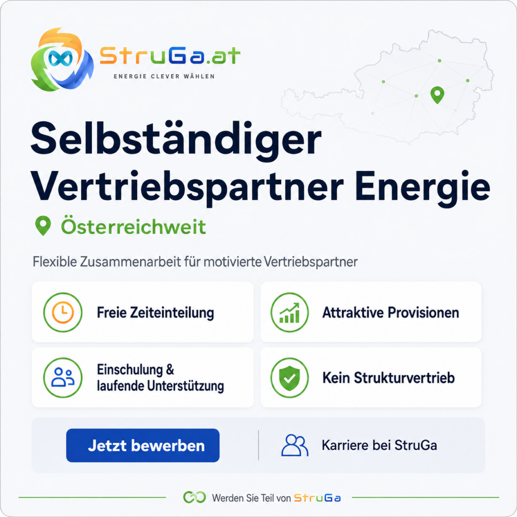 Vertriebspartner Energie Österreich bei StruGa