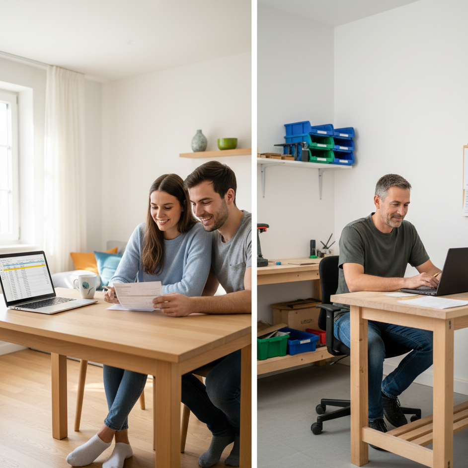 Haushalt und Betrieb in Österreich prüfen ihre Strom- und Gasabrechnung